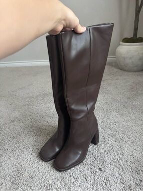 Dolce Vita Brown Flapper Boot - Wide Calf